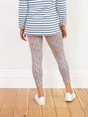 Kite - Womens organic Lytchett 7/8 leggings petal perfume - All-over print - Deep elasticated waistband