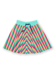 Kite - Girls organic skater skirt - Yarn dyed stripe - Skater style