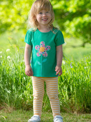 Kite - Boys organic stripy leggings - Yarn dyed stripe - Elasticated waistband