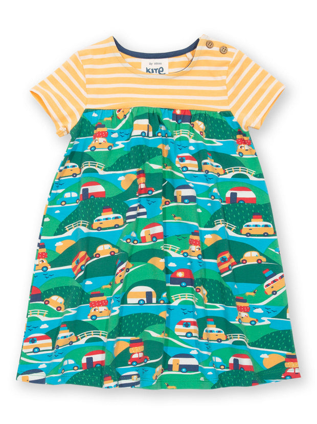 Kite - Girls organic holibobs dress - Short sleeved