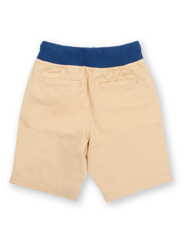 Kite - Boys organic yacht shorts stone beige - Twill - Elasticated waistband with adjustable ties