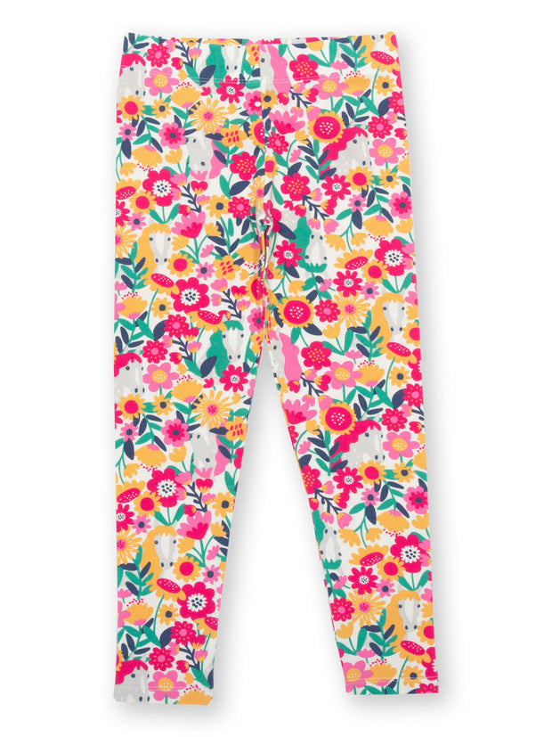 Kite - Girls organic peek-a-pony leggings - Elasticated waistband