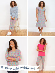 Kite - Girls organic petal perfume pocket dress - Short sleeves with gathers