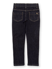 Kite - Boys organic stretch denim jeans navy blue - Elasticated waistband across back with button