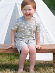 Kite - Boys organic big five pyjamas grey - Two-piece set