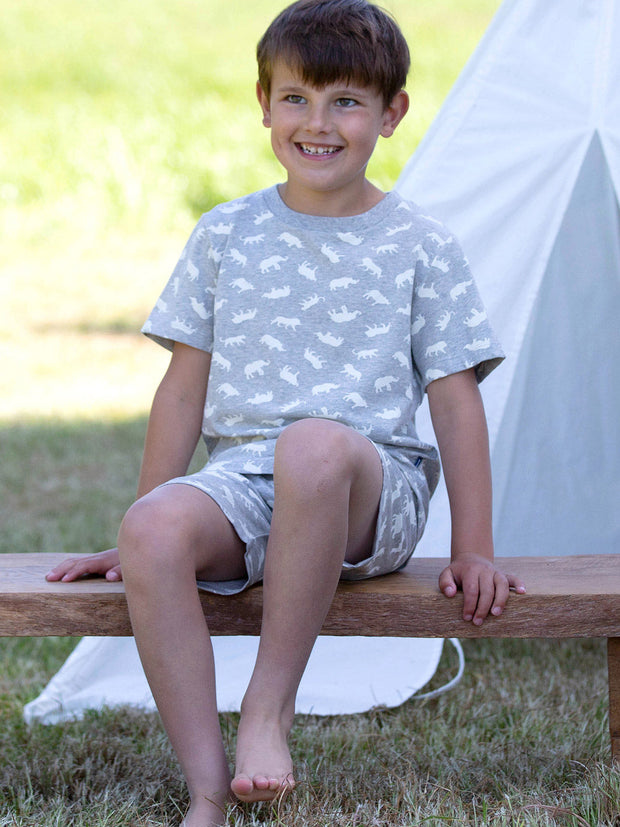 Kite - Boys organic big five pyjamas grey - Two-piece set