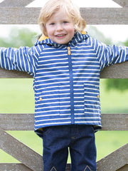 Kite - Kids  sailor splash coat - Navy and cream stripe - Waterproof up to 3,000 mm