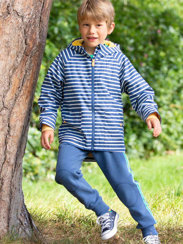 Kite - Kids  sailor splash coat - Navy and cream stripe - Waterproof up to 3,000 mm