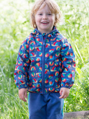 Kite - Kids  rainbow snail puddlepack jacket navy blue - Waterproof up to 3,000 mm
