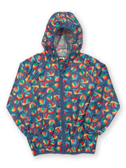 Kite - Kids  rainbow snail puddlepack jacket navy blue - Waterproof up to 3,000 mm
