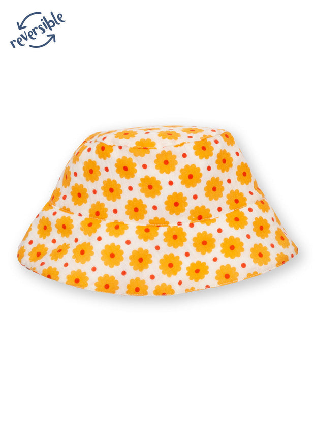 Kite - Girls organic groovy sun hat - Fully reversible