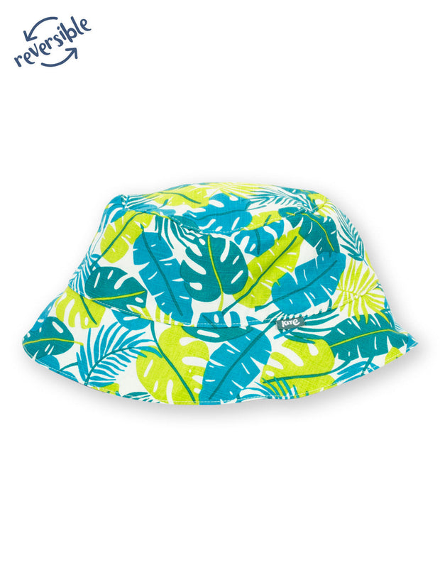 Kite - Boys organic jungle sun hat - Fully reversible