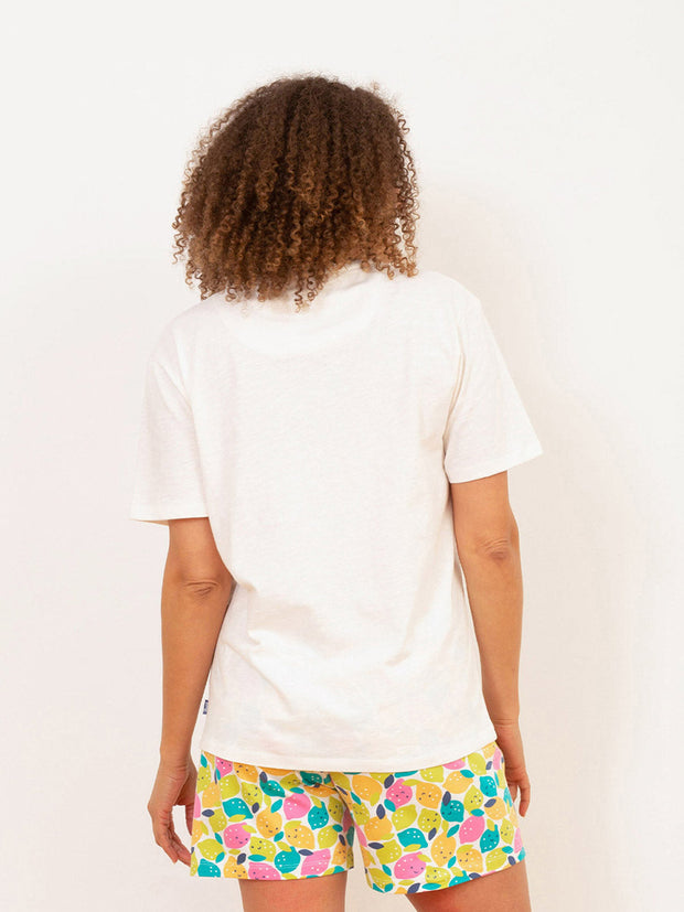 Kite - Womens organic Cove classic jersey t-shirt cream - Relaxed fit