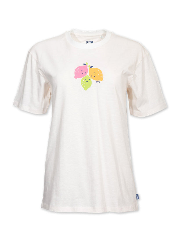 Kite - Womens organic Cove classic jersey t-shirt cream - Relaxed fit