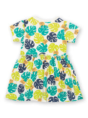 Kite - Baby Girls organic jungle cub bodydress - Combined bodysuit and dress