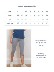 Holt cropped leggings stripe