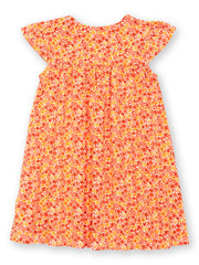 Kite - Girls organic petal perfume dress - Short sleeves with gathers