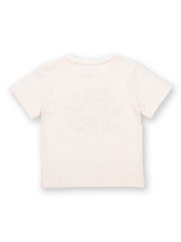 Kite - Boys organic big five t-shirt cream - Placement print - Short sleeved