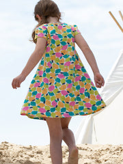 Kite - Girls organic zest friends tunic dress - Short sleeves with gathers