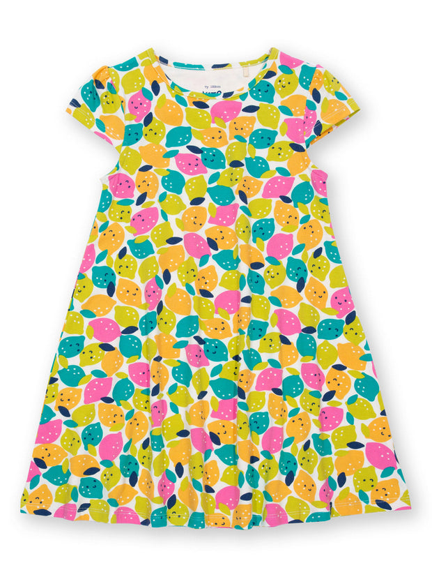 Kite - Girls organic zest friends tunic dress - Short sleeves with gathers