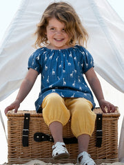 Kite - Girls organic sunshine pull ups yellow - Double layer muslin - Elasticated waistband and cuffs