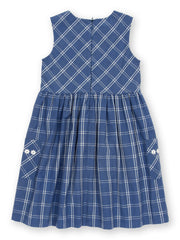Kite - Girls organic special check dress - Yarn dyed check - Sleeveless