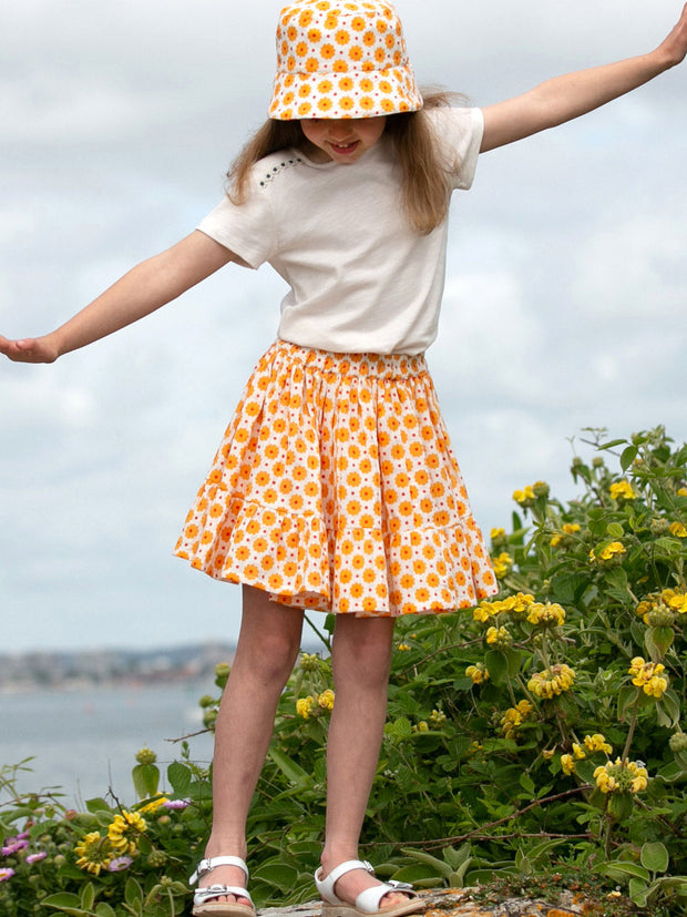 Kite - Girls organic together t-shirt cream - Single jersey slub - Short sleeved