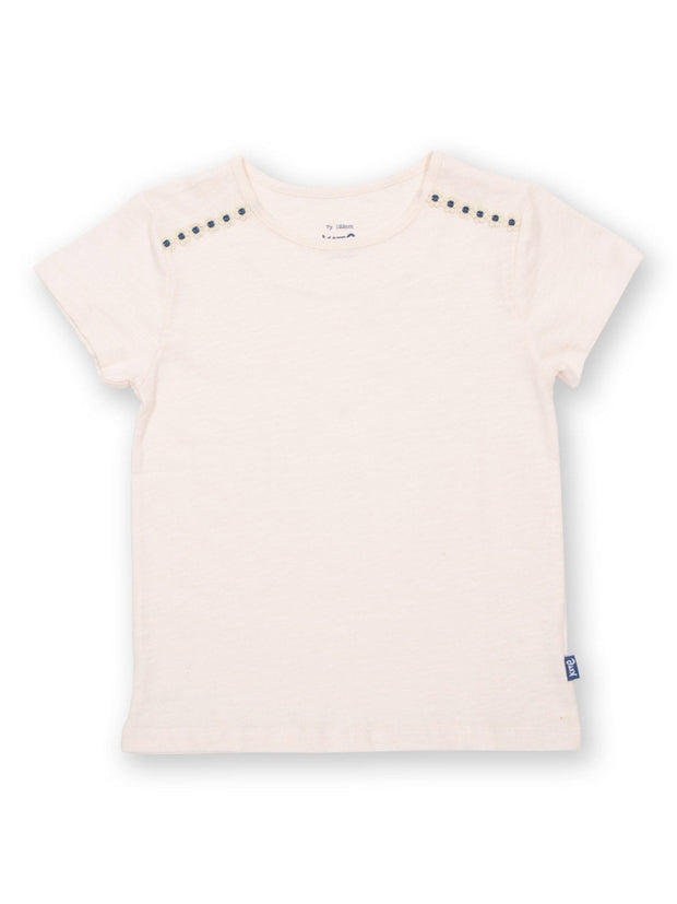 Kite - Girls organic together t-shirt cream - Single jersey slub - Short sleeved