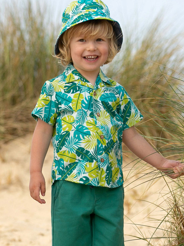 Kite - Boys organic jungle shirt - Short sleeved