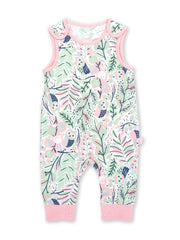 Kite - Baby girls organic cotton owlet dungarees - Popper openings