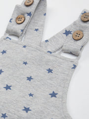 Starry sky dungarees