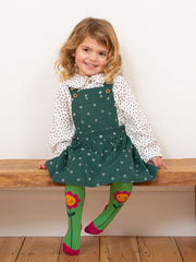 Flower dot pinafore