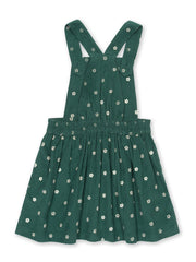 Flower dot pinafore