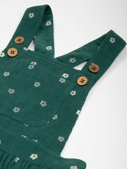 Flower dot pinafore