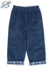 Kite - Boys organic cotton check pull ups - Corduroy - Elasticated waistband