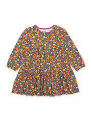 Kite - Girls organic cotton love ditsy dress - Long sleeved