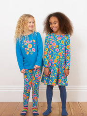 Folk floral leggings