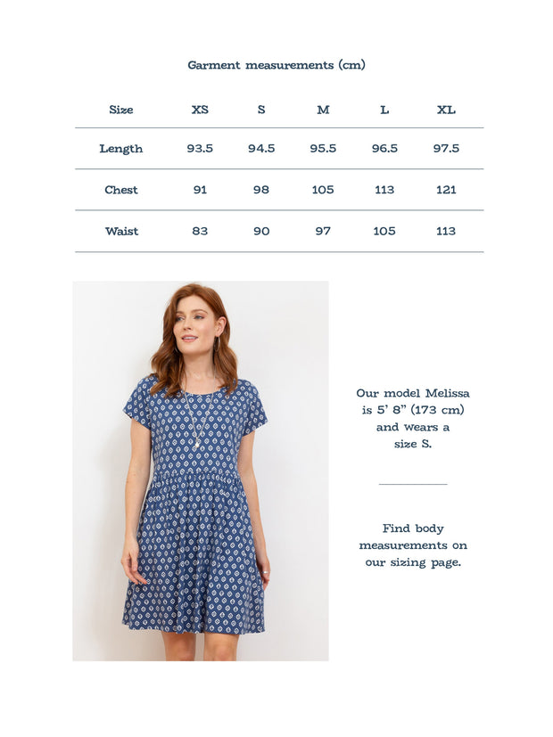 Harbour jersey dress fleur