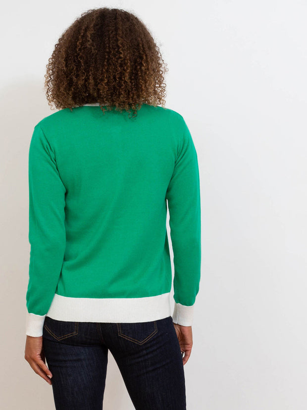 Sandecotes knit cardigan green