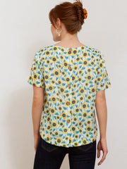 Whitcombe muslin blouse sunflower