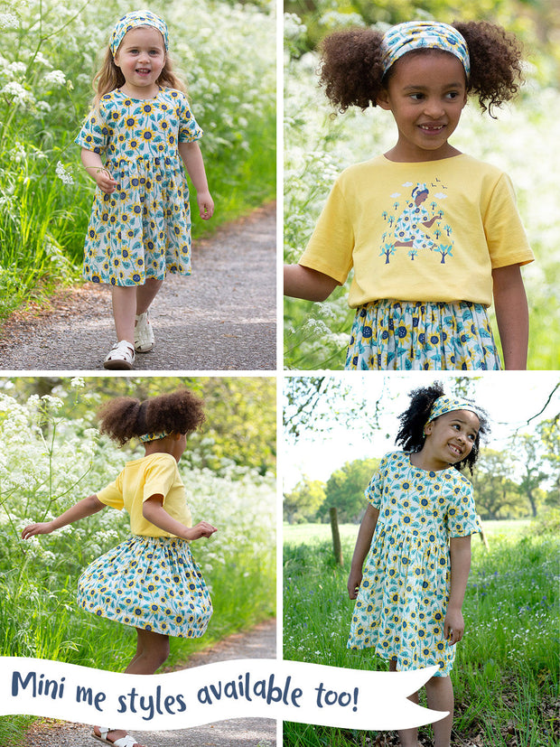 Whitcombe muslin blouse sunflower