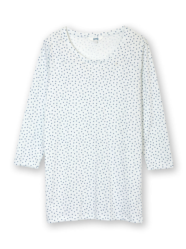 Uphall 3/4 sleeve slub jersey tunic