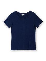 Sandford slub jersey top midnight