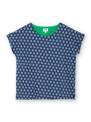 Alum jersey top fleur