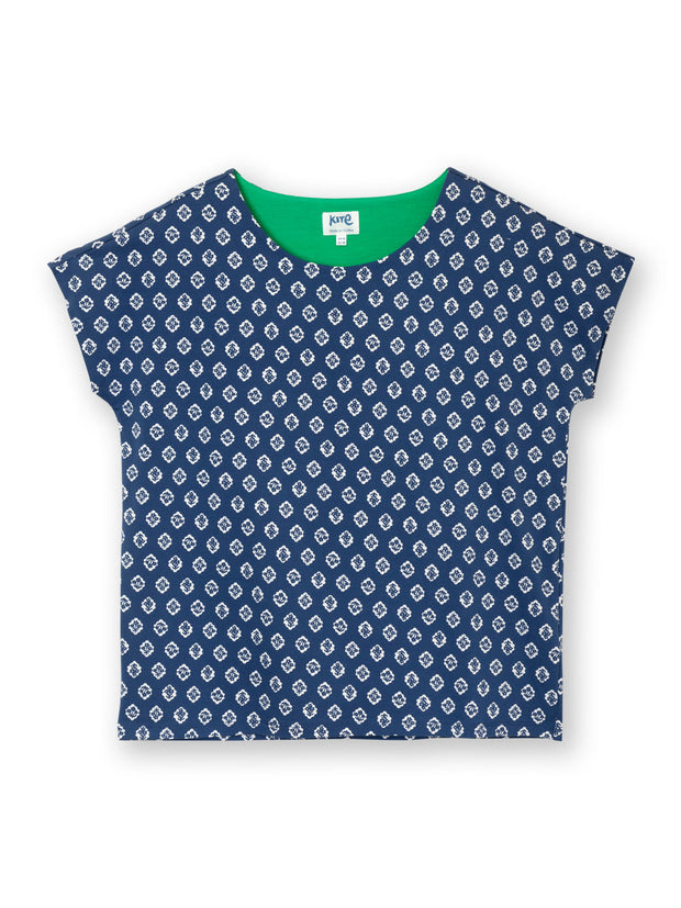 Alum jersey top fleur