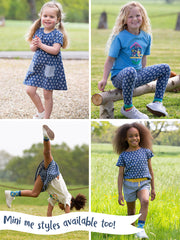 Alum jersey top fleur