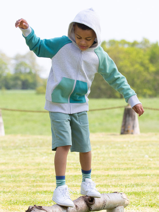 Colour block hoody