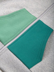 Colour block hoody