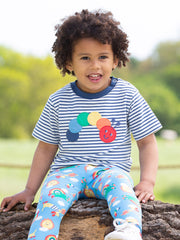 Rainbow caterpillar t-shirt