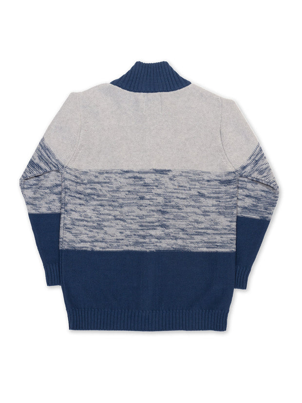 Retro knit zippy